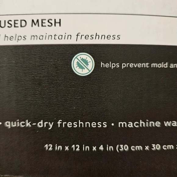 Microdry Bath Pillow Dual function Cushioned  Soft Quick Dry 12x12 - Picture 5 of 5